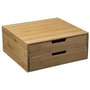 Voir la diapositive 1 : FIVE Porte-Capsules  2 Tiroirs  34cm Naturel