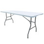 Voir la diapositive 1 : WERKAPRO Table pliante rectangulaire 180x74x74cm WERKA PRO
