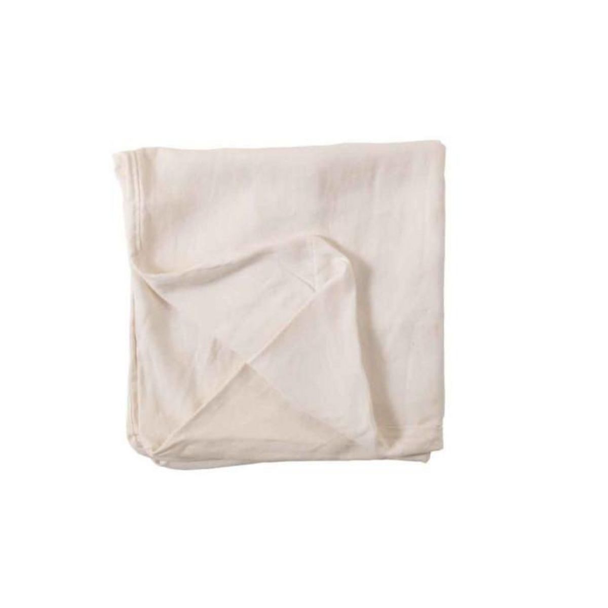 Paris Prix Housse pour Pouf  Monaco  105x105cm Blanc