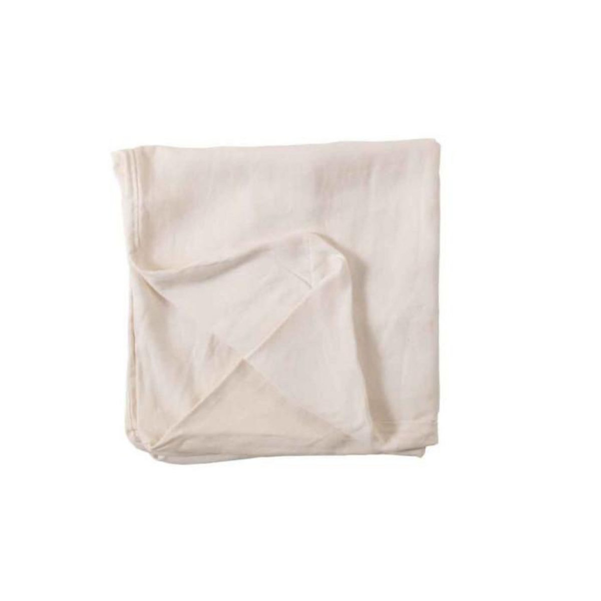 Paris Prix Housse pour Pouf  Monaco  105x105cm Blanc