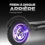 Voir la diapositive 6 : URBANGLIDE Trottinette électrique EX100 - 25 km/h, 25 km d'autonomie, batterie 21,6V 10,4Ah, frein à disque