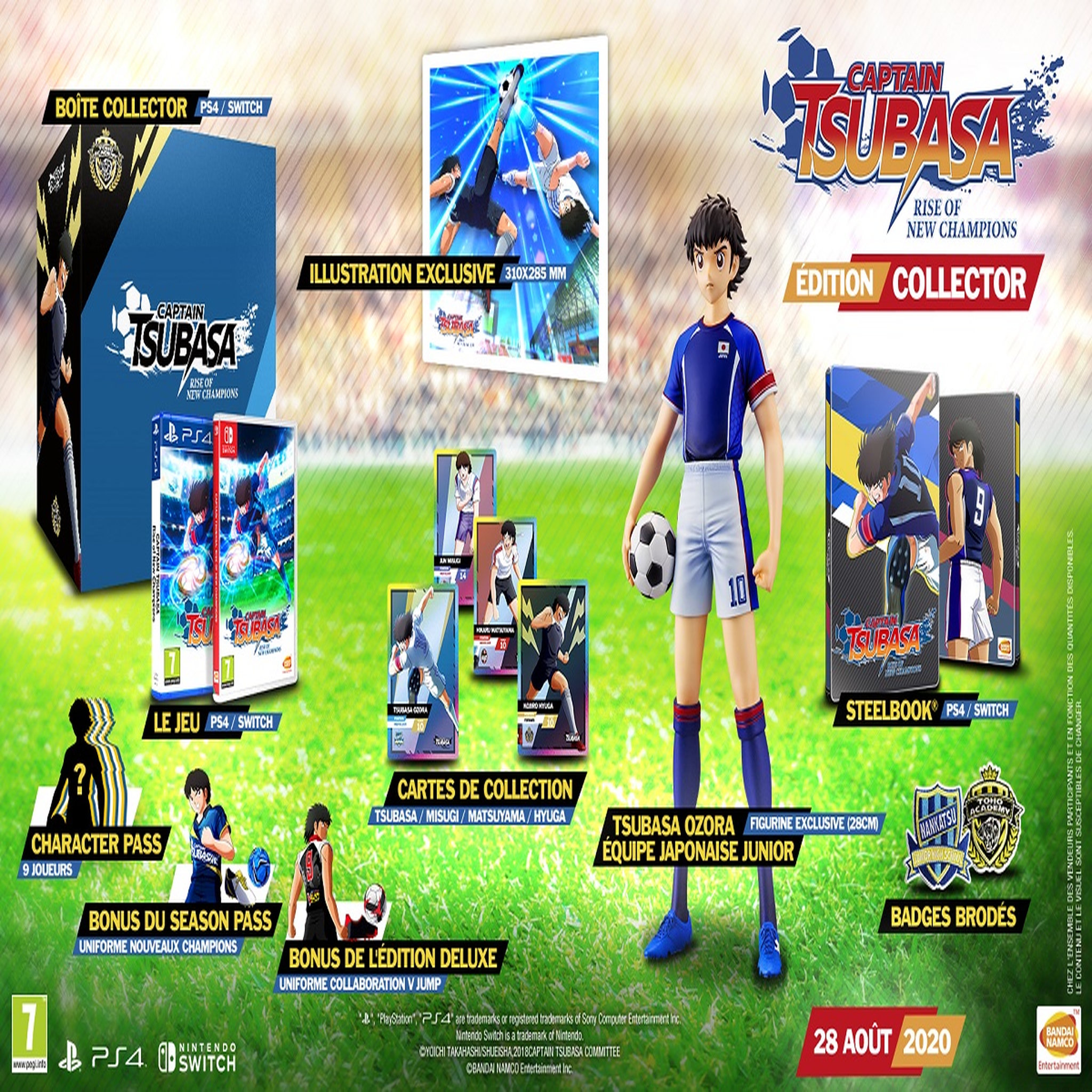 Voir la diapositive 2 : Captain Tsubasa : Rise of new Champions Edition Collector PS4