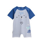 Petit Béguin Combishort de bain bébé Brasilia. Coloris disponibles : Bleu