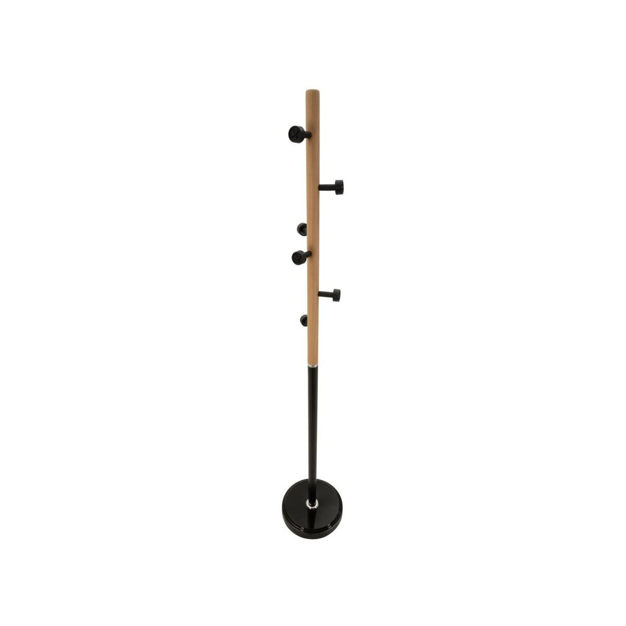 Voir la diapositive 2 : Paris Prix Porte-manteau en bois  rock  176cm noir & naturel