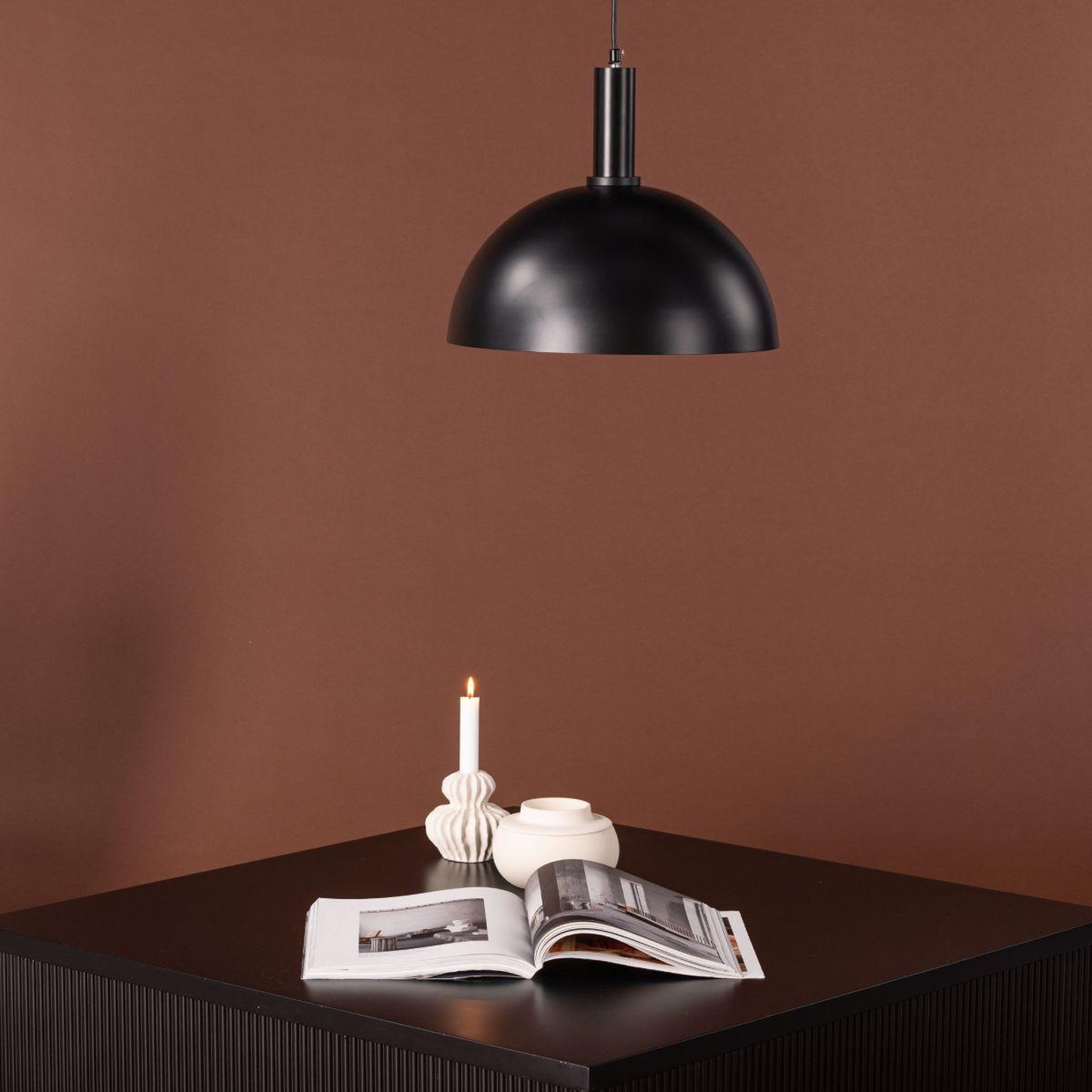 Voir la diapositive 5 : Paris Prix Lampe suspension design  narbonne  35cm noir