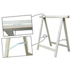 OUTIFRANCE Tréteau bois 75x75 cm pin traité