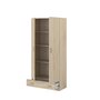 Voir la diapositive 3 : Armoire 2 portes 1 tiroir L78cm HOUSTON