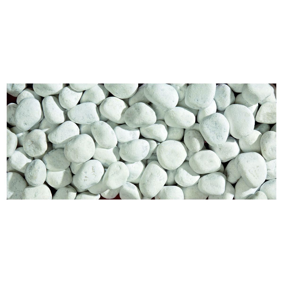 GRANULATI ZANDOBBIO GALETS MARBRE BLANC 40/60MM SAC 20 KG