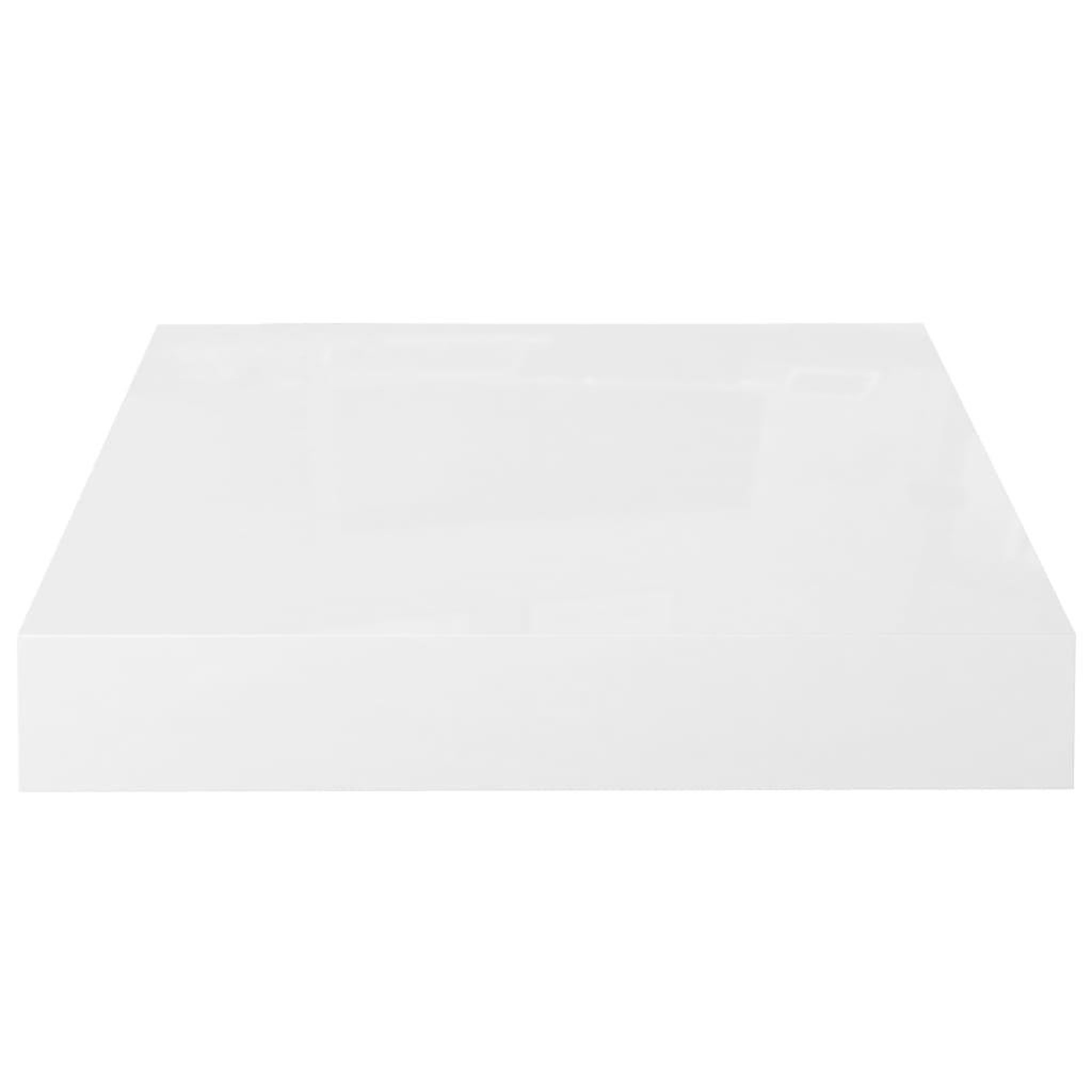 Voir la diapositive 5 : VIDAXL Etagere murale flottante 4 pcs Blanc brillant 23x23,5x3,8cm MDF