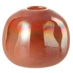 Paris Prix Vase Design  Boule Verre  13cm Rouge