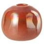 Voir la diapositive 1 : Paris Prix Vase Design  Boule Verre  13cm Rouge