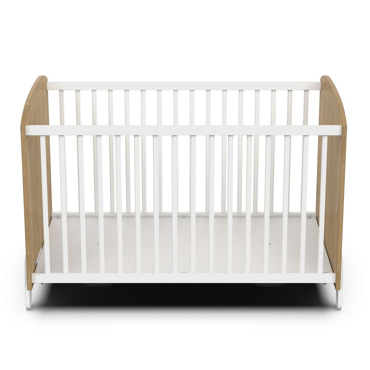 Lit bébé 60x120 cm sommier 3 positions blanc LILAS