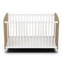 Voir la diapositive 4 : Lit bébé 60x120 cm sommier 3 positions blanc LILAS