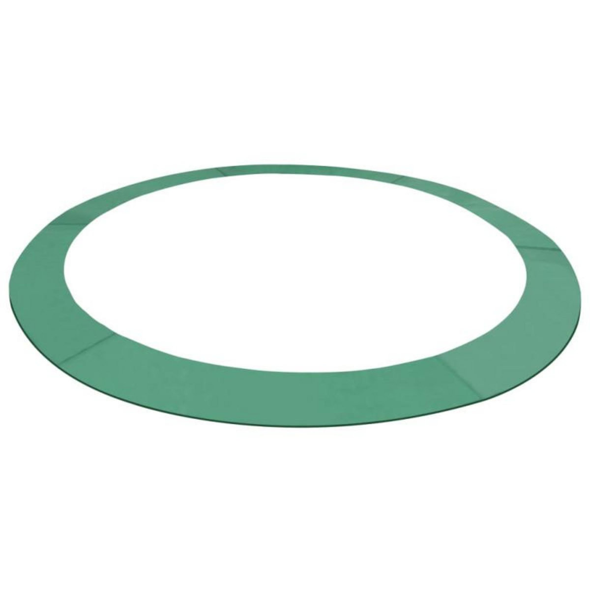 VIDAXL Coussin de sécurité PE Vert de trampoline rond de 3,66 m
