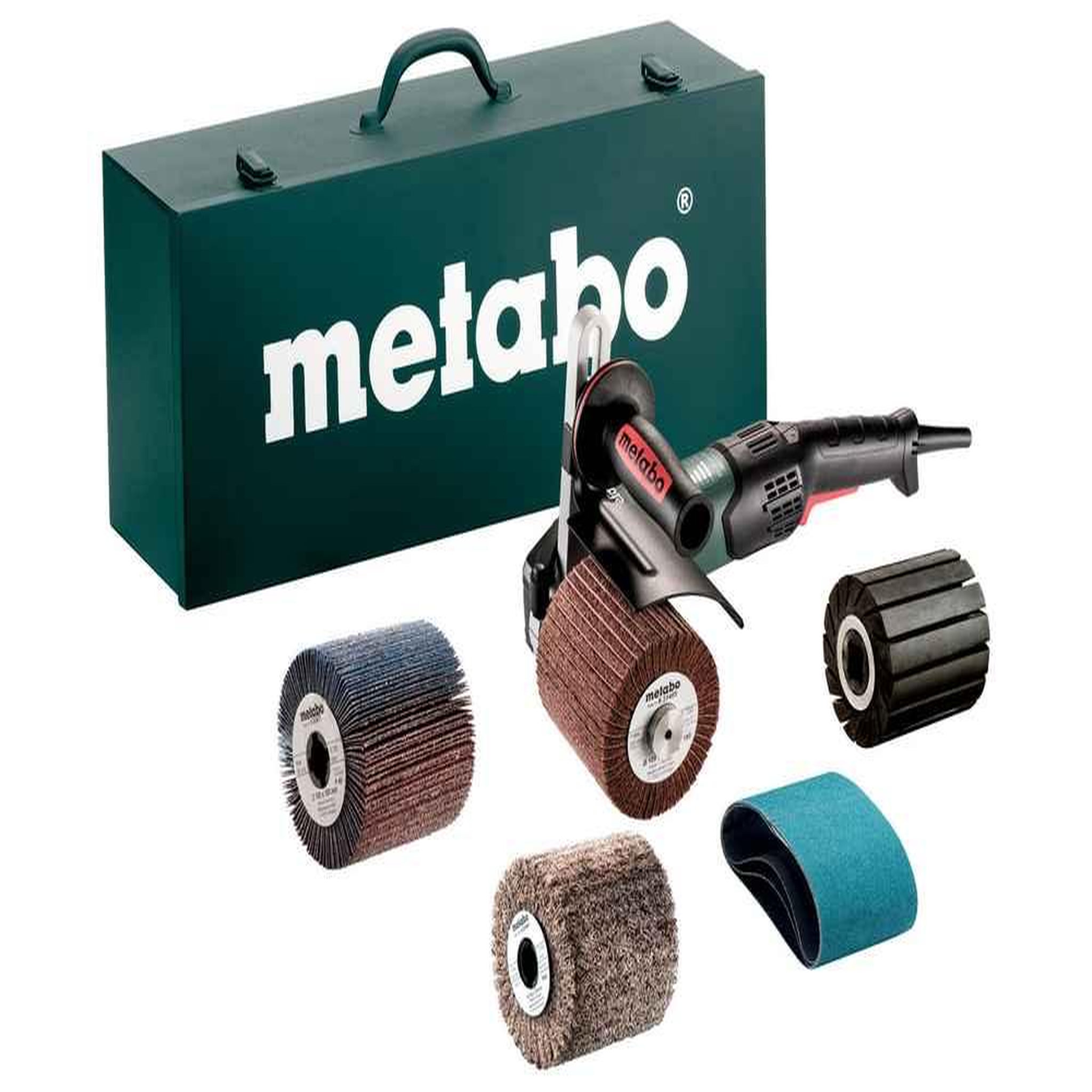 METABO SAS Satineuse se 17-200 rt - 1700w - abrasif ø 100 - 200 mm - coffret avec set d'accessoires
