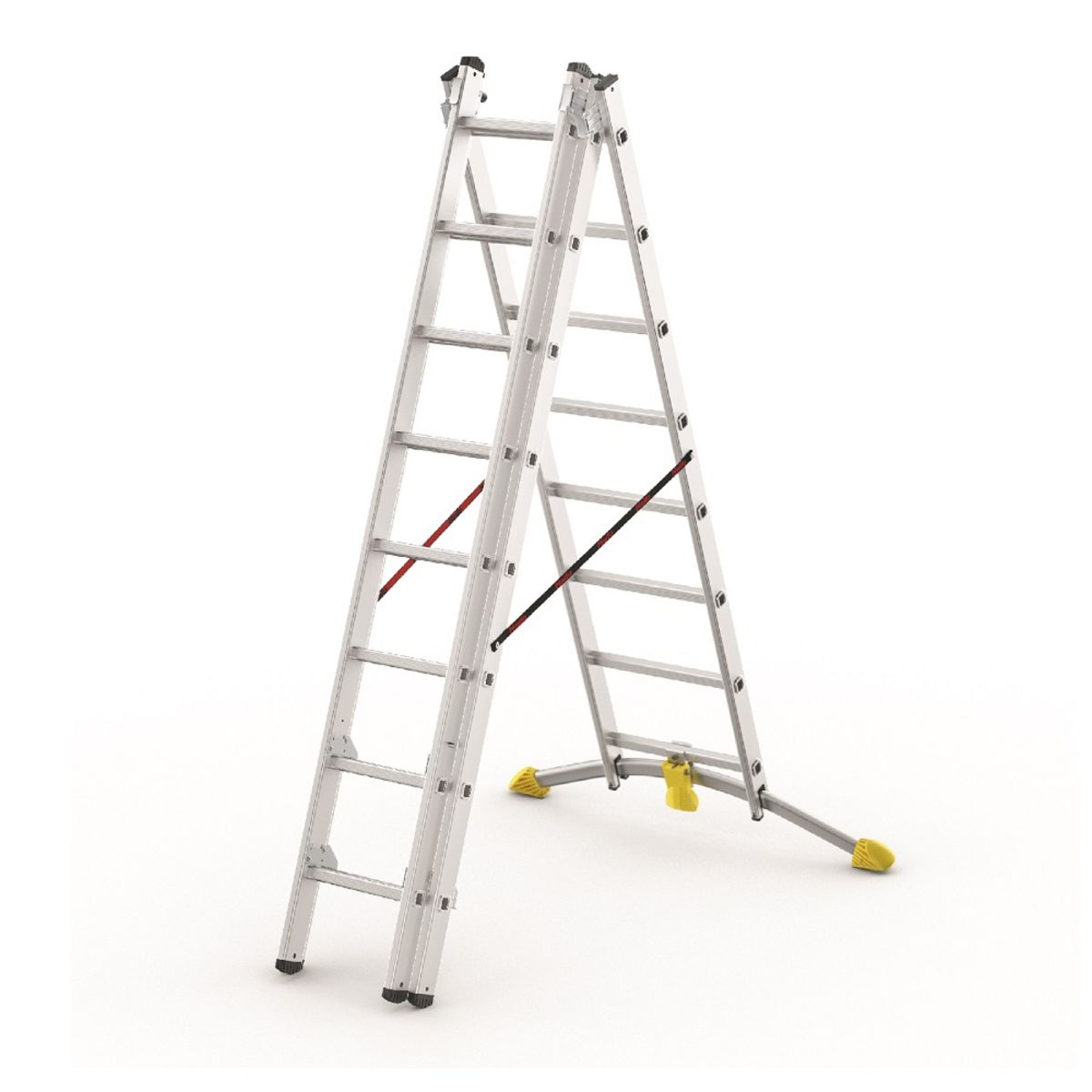 HAILO Echelle transformable à rattrapage de niveau HobbyLot - 3x8 échelons