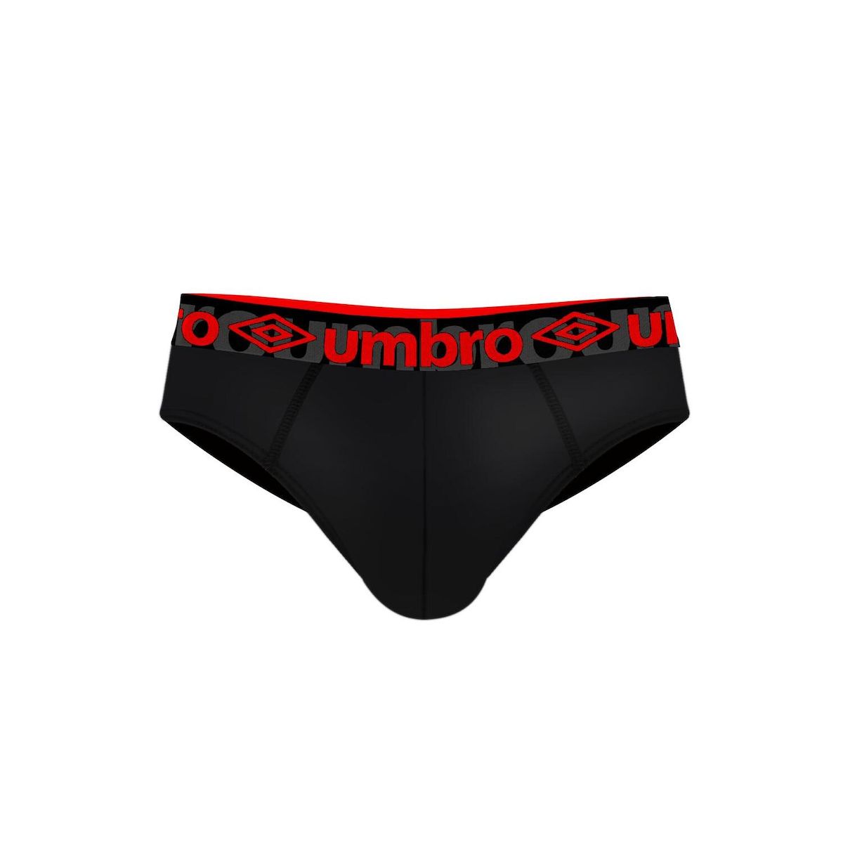 UMBRO Lot de 3 slips homme en coton ceinture colorée  Bak