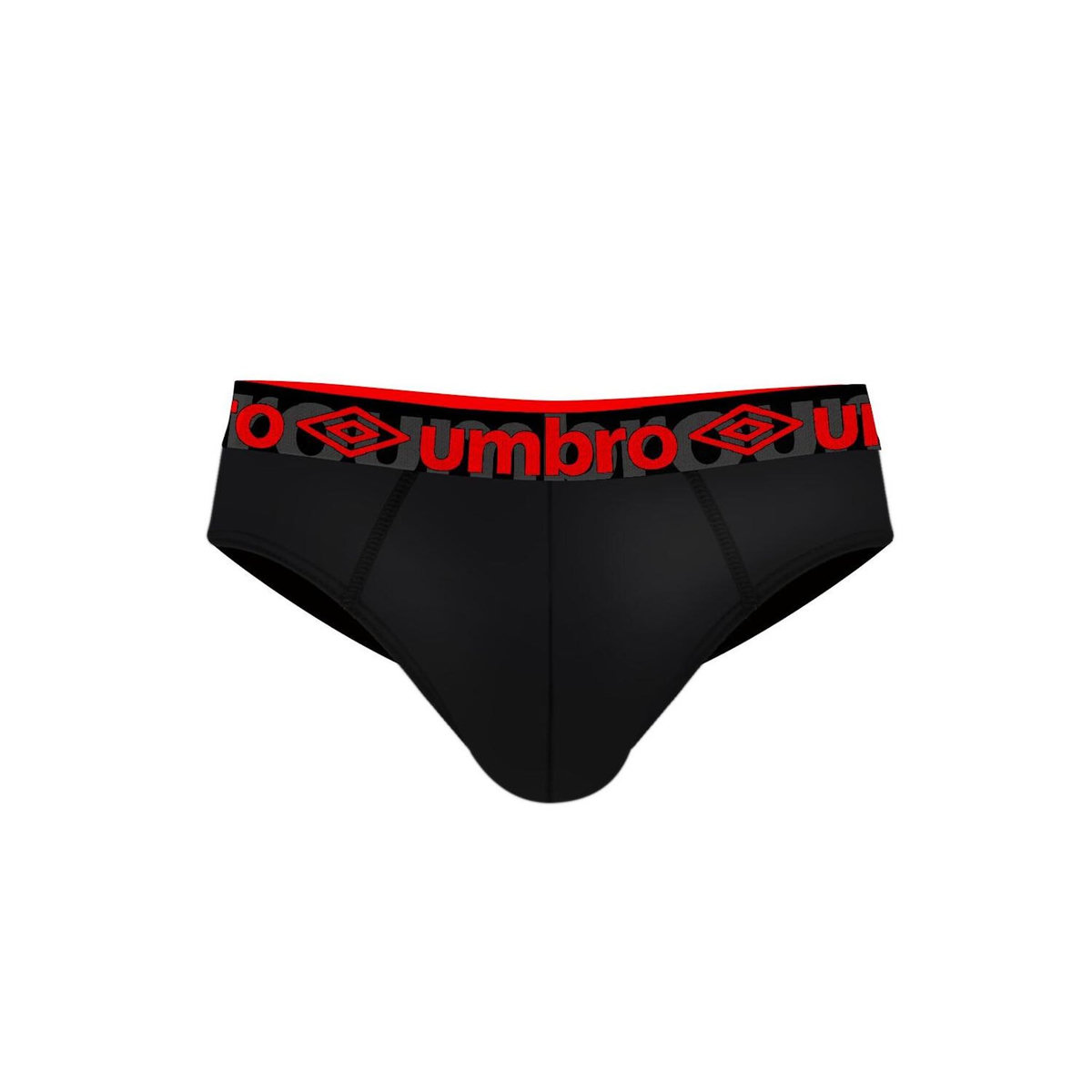 UMBRO Lot de 3 slips homme en coton ceinture colorée  Bak