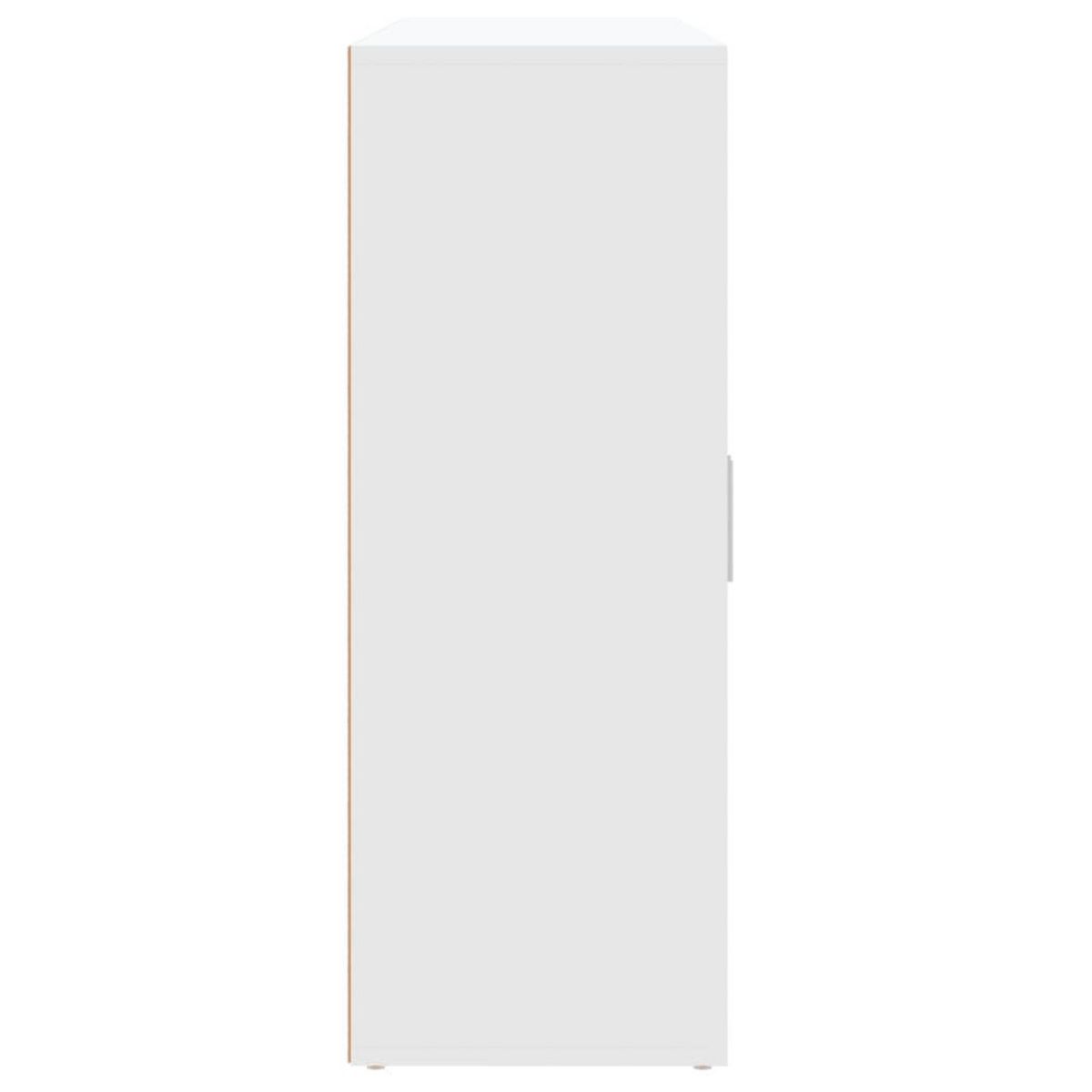 VIDAXL Buffets 3 pcs blanc 60x31x84 cm bois d'ingenierie