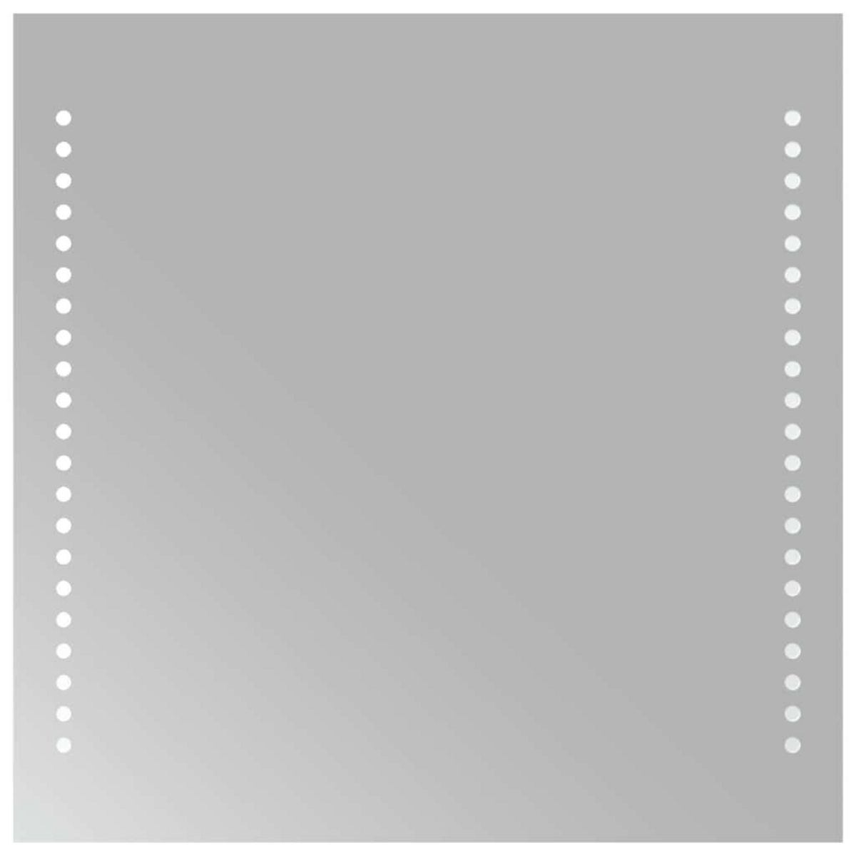 VIDAXL Miroir de salle de bain a LED 40x40 cm