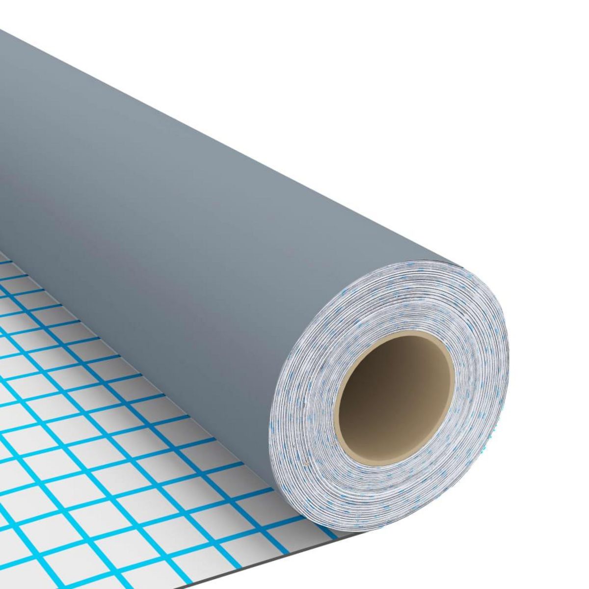 VIDAXL Film autoadhesif pour meubles Gris 500x90 cm PVC