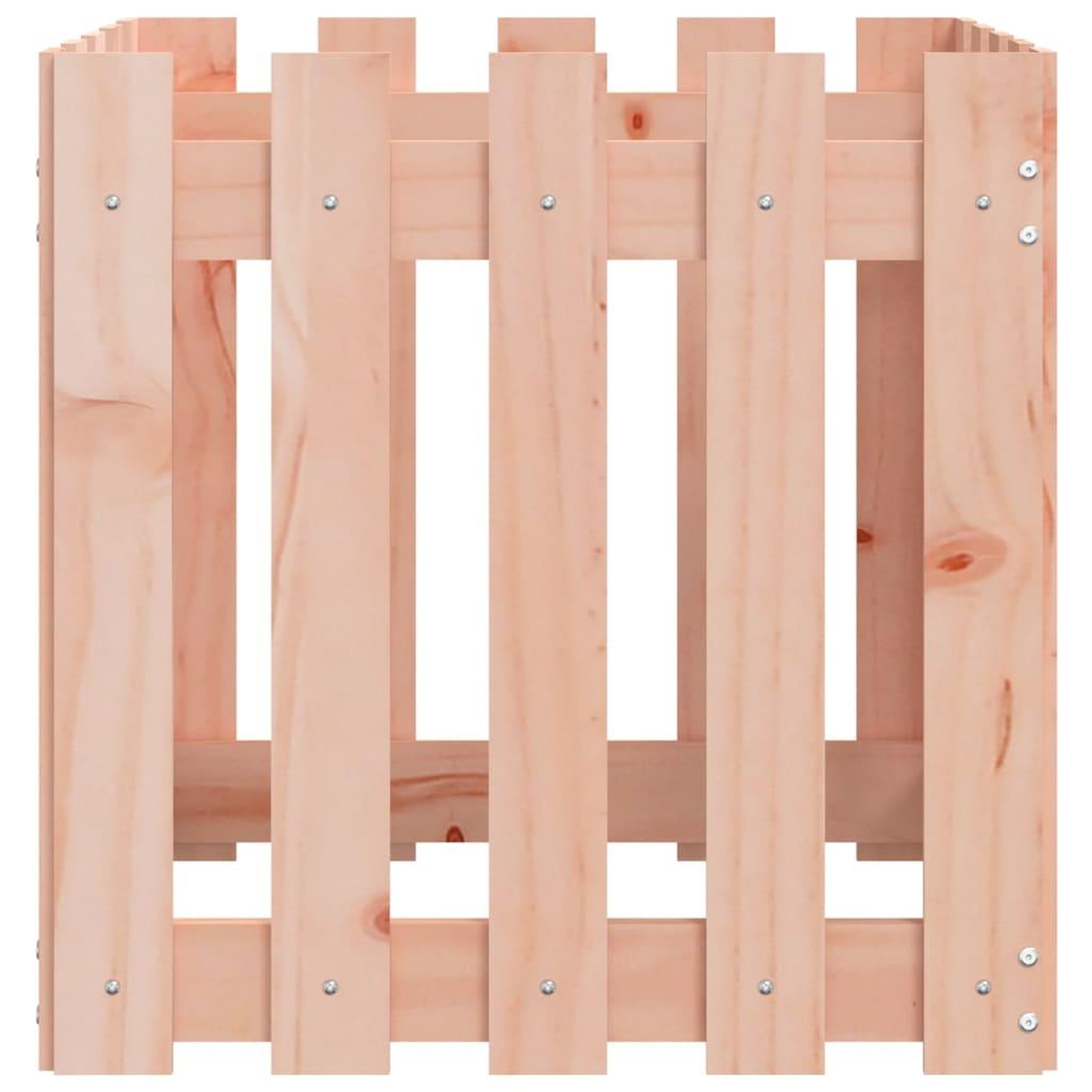 Voir la diapositive 5 : VIDAXL Jardiniere avec design de cloture 50x50x50 cm Douglas massif