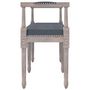 Voir la diapositive 4 : VIDAXL Banc Gris fonce 110x40x70 cm Velours