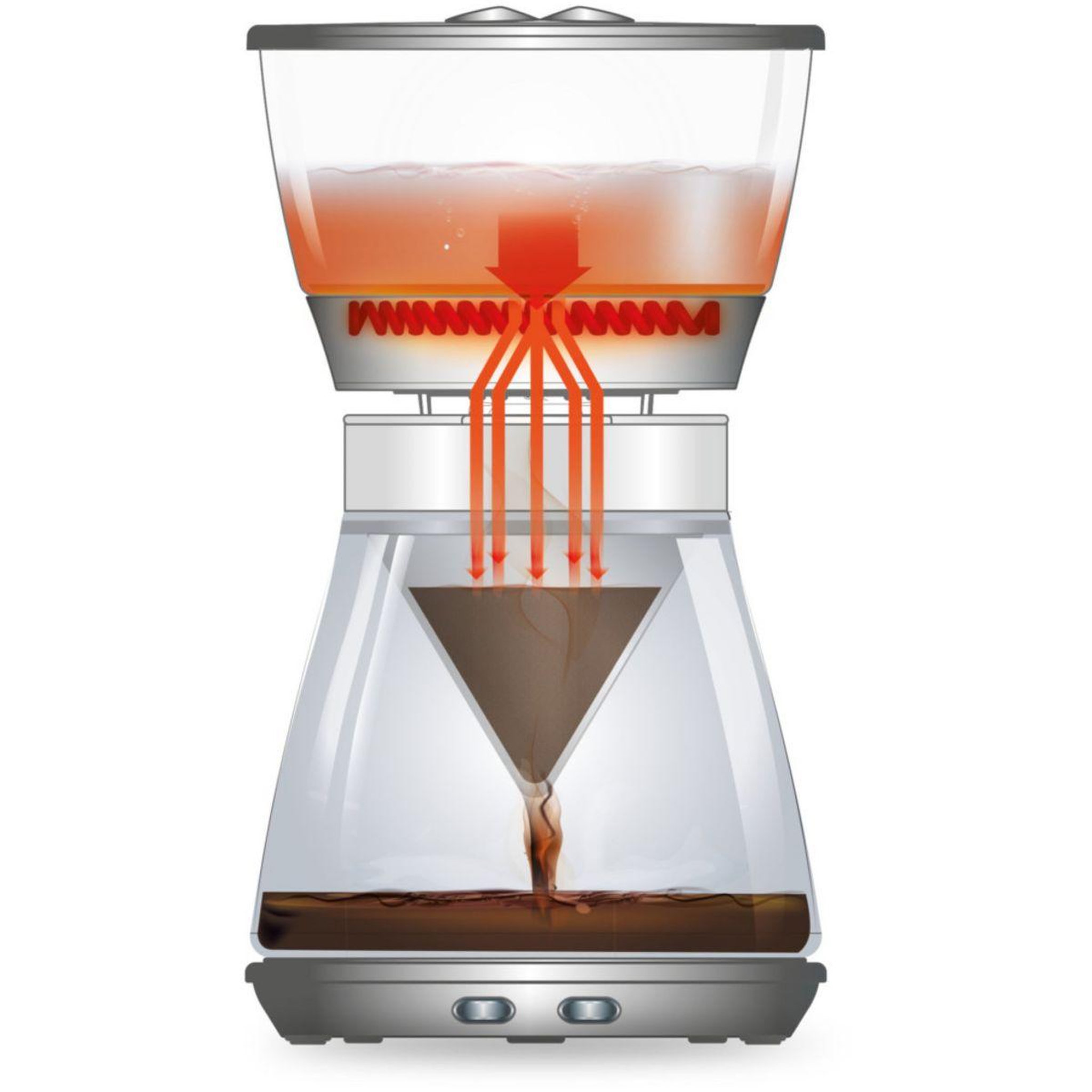 Voir la diapositive 2 : DELONGHI Cafetière filtre CLESSIDRA ICM17210