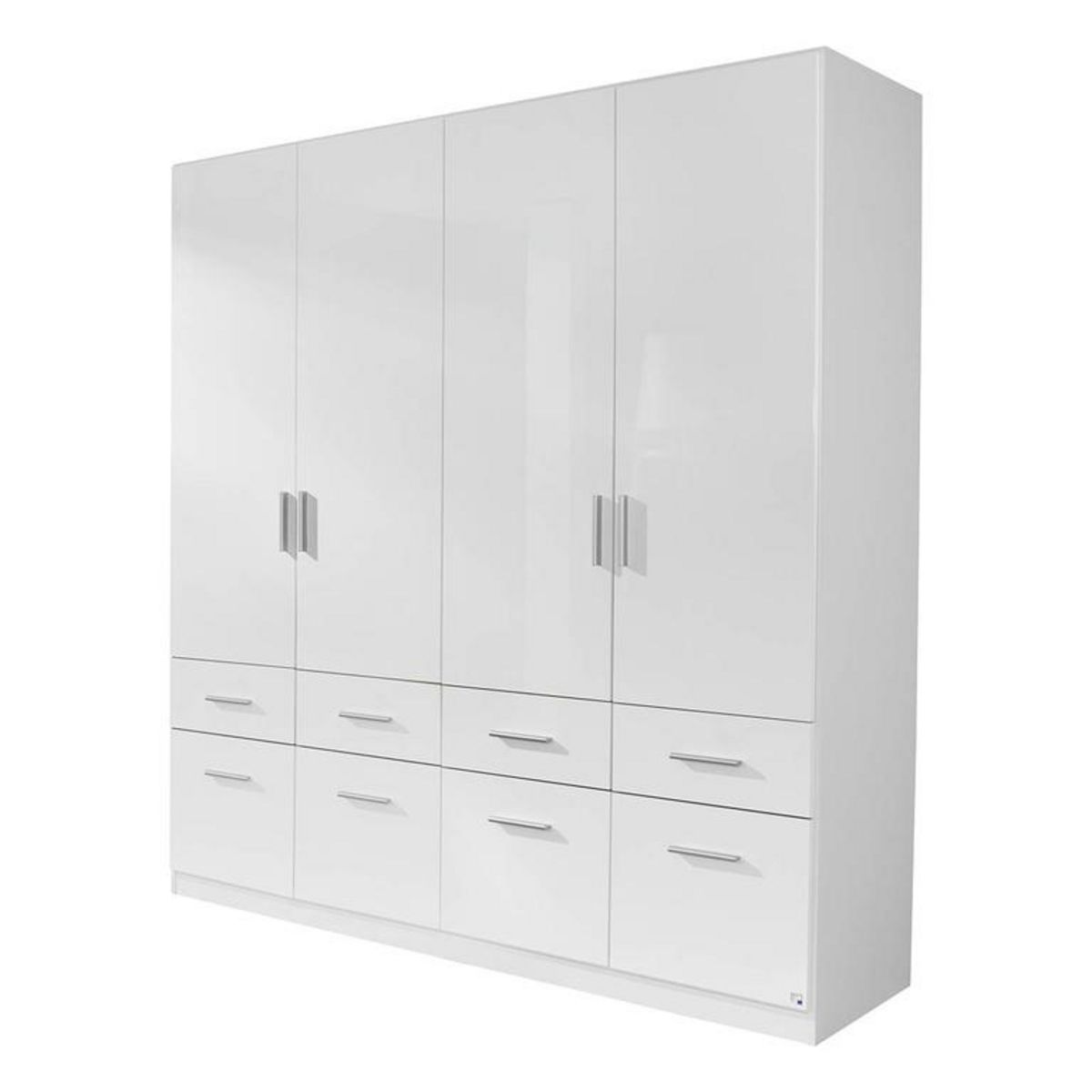 Armoire 4 portes + 8 tiroirs PAK, L181xH197cm 