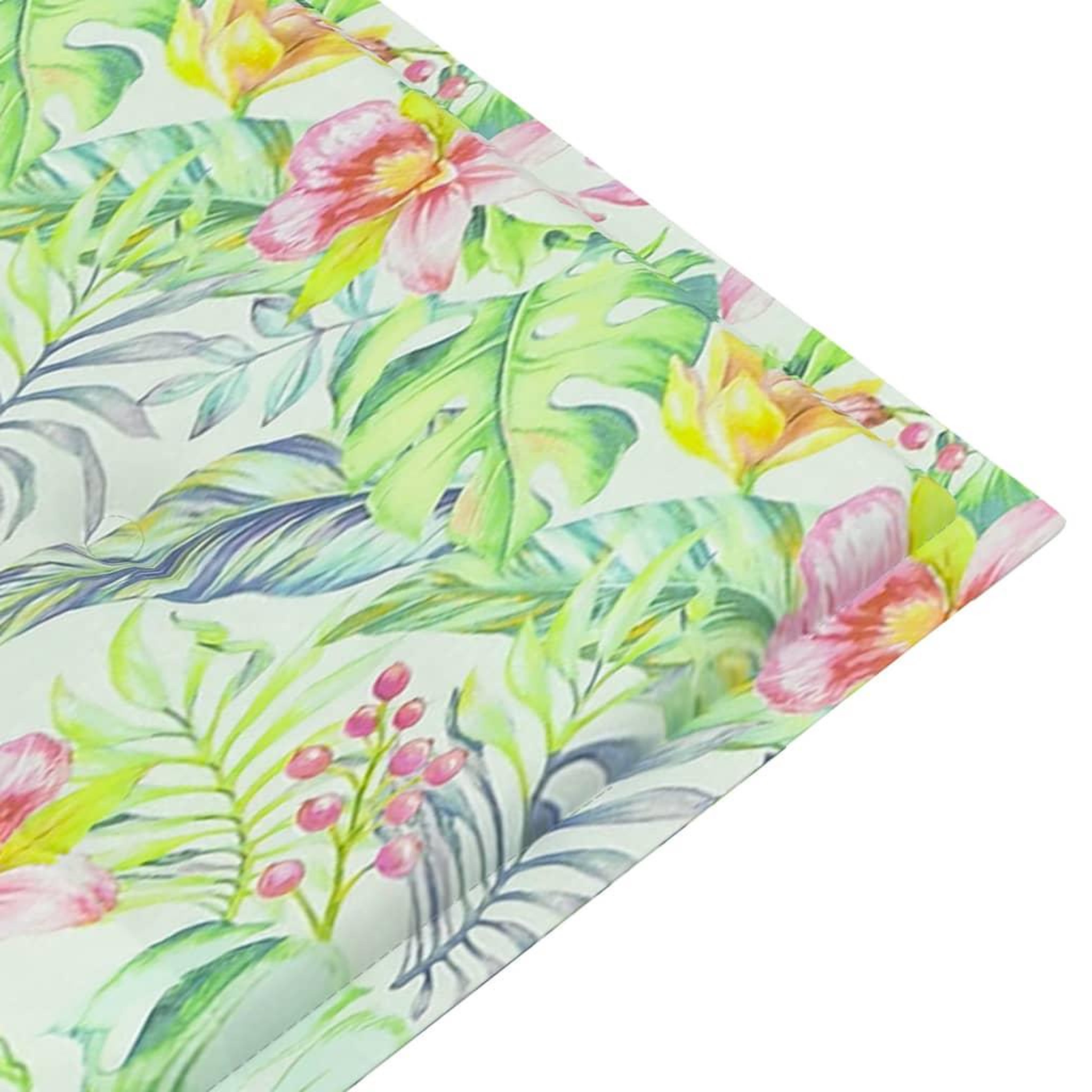 Voir la diapositive 3 : VIDAXL Coussin de banc de jardin motif de feuilles 150x50x3 cm