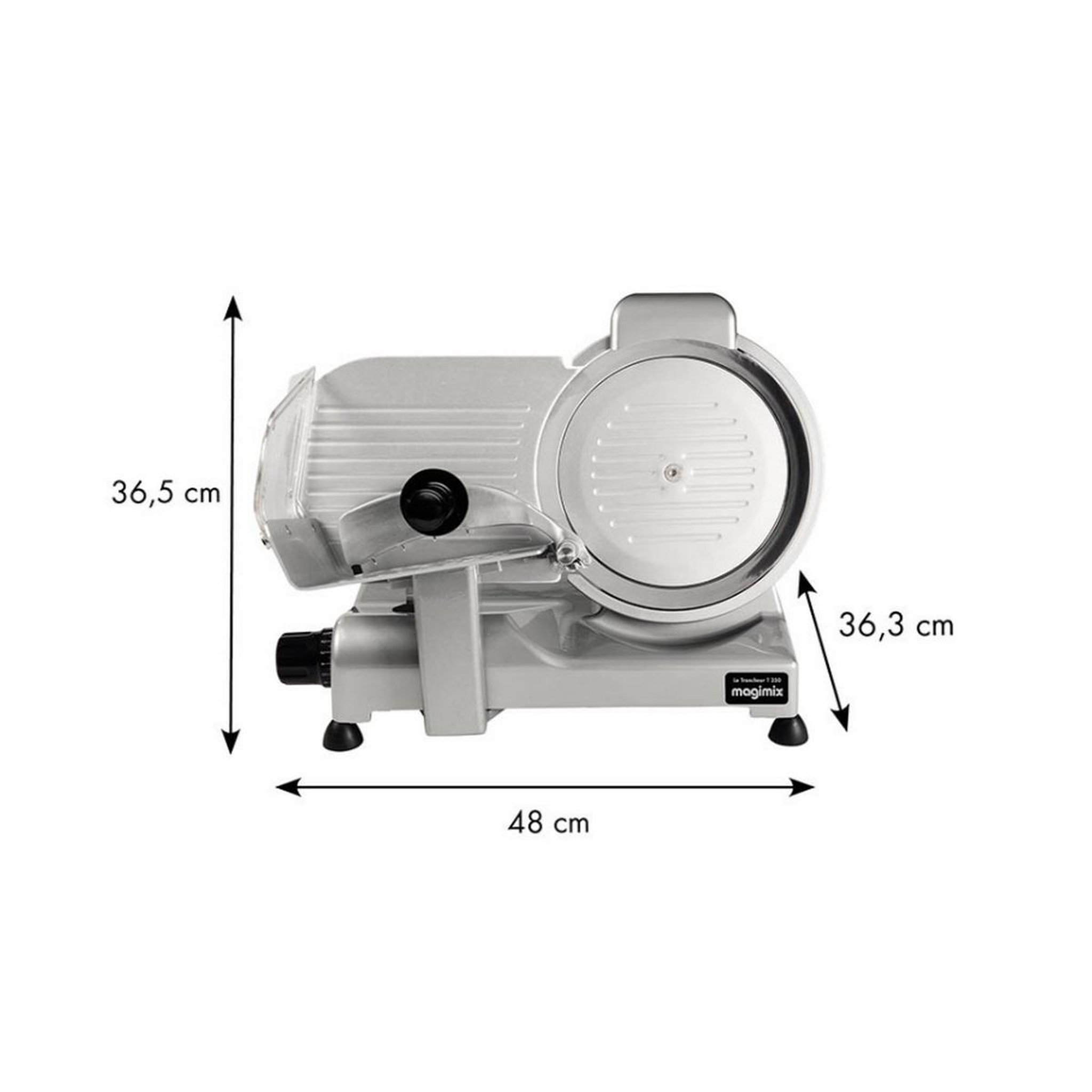 Voir la diapositive 3 : MAGIMIX Trancheuse électrique 140w 25cm - 11656