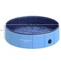 Voir la diapositive 3 : PAWHUT Piscine pour chien bassin PVC pliable anti-glissant facile à nettoyer diamètre 80 hauteur 20 cm bleu