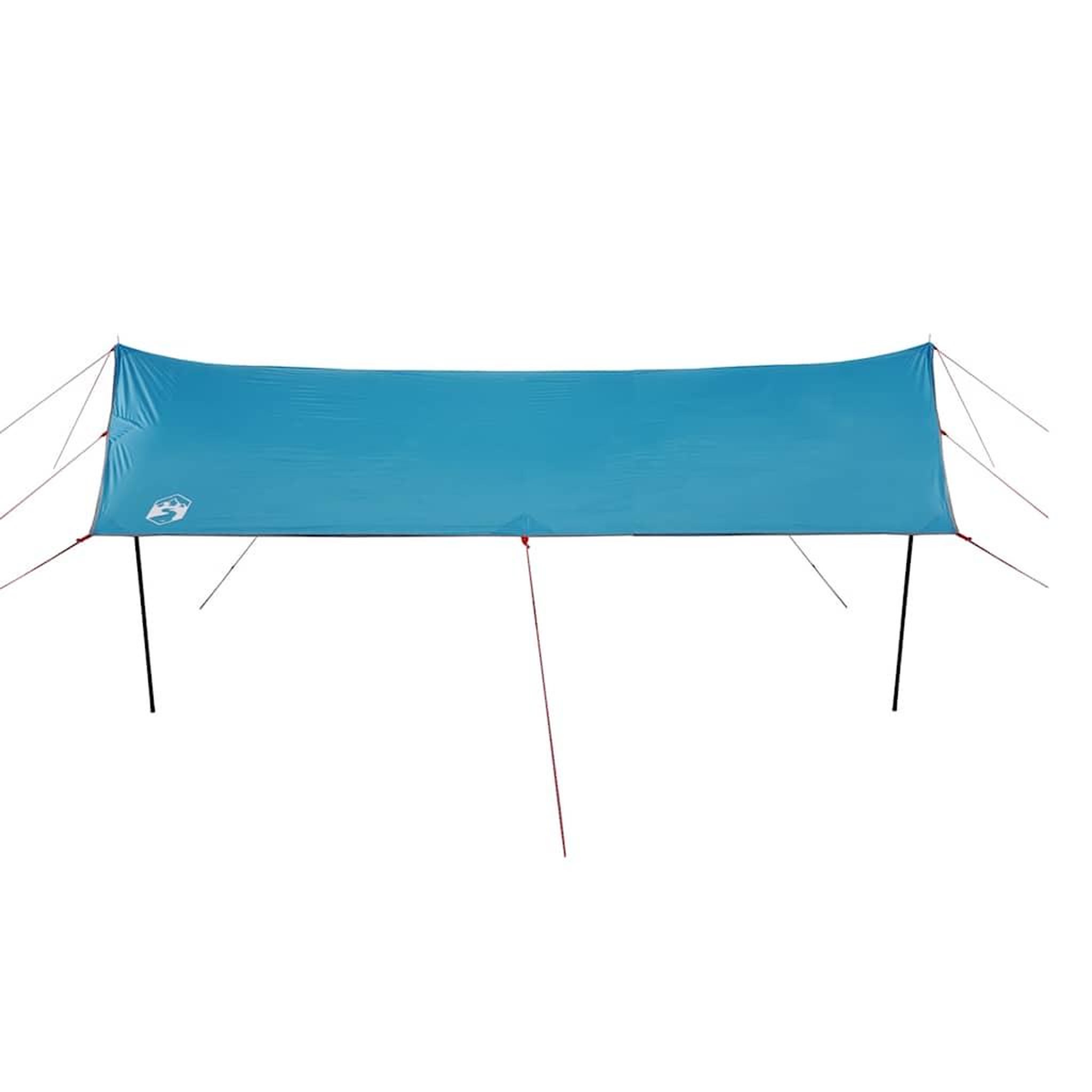 Voir la diapositive 4 : VIDAXL Bache de camping bleu 460x305x210 cm impermeable