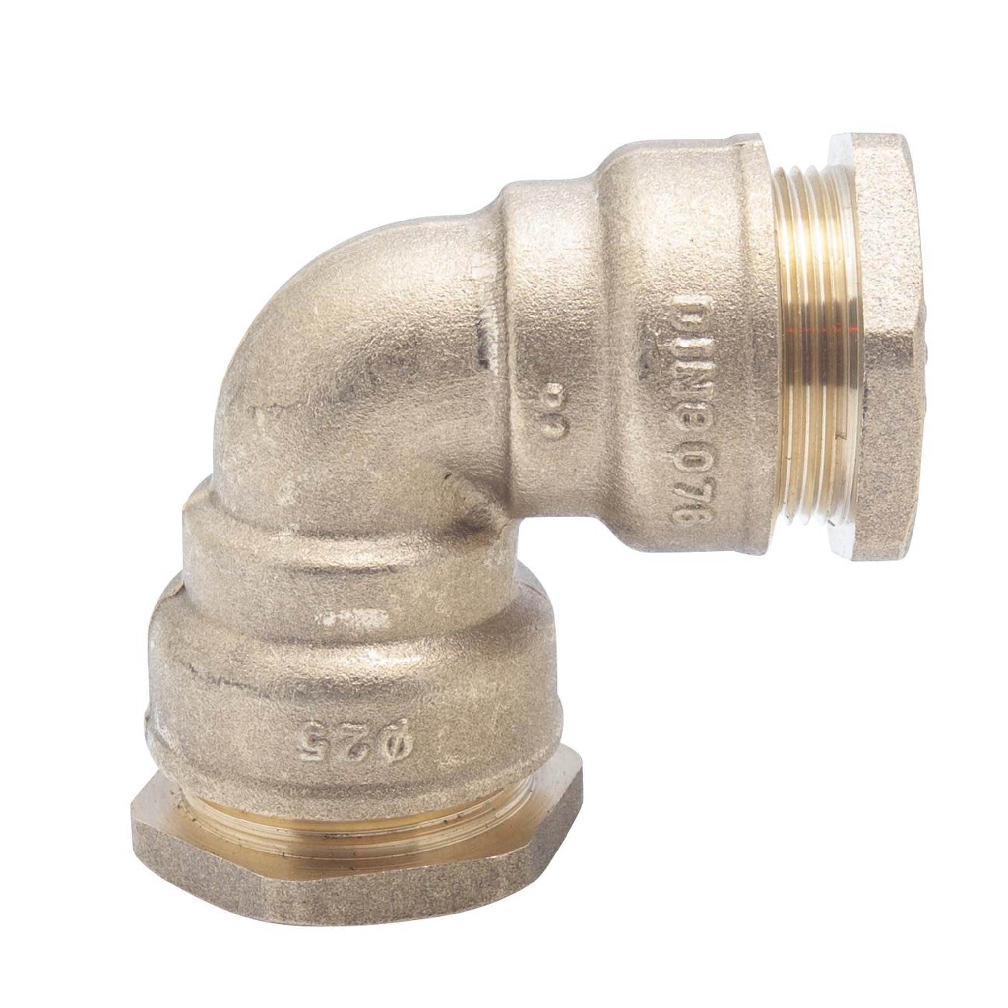 RAIN Raccord laiton compression coudé d25 ply