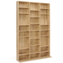 Voir la diapositive 5 : ID MARKET Bibliothèque étagère CD CEYLIA 30 cases avec étagères modulables effet bois