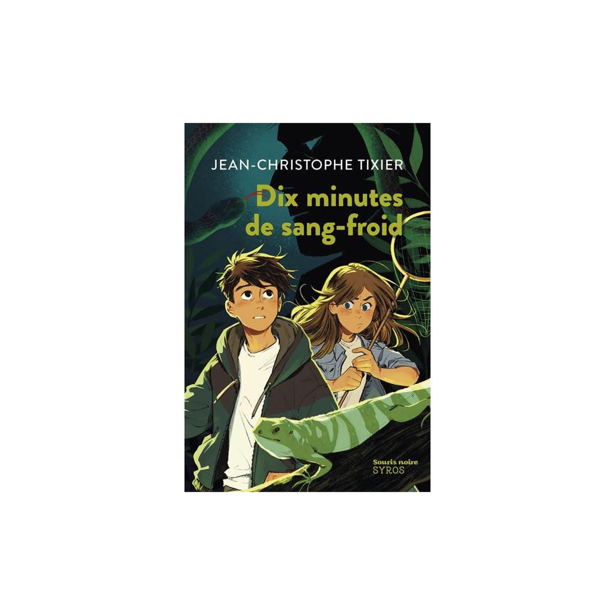 Dix minutes de sang froid, roman jeunesse en grand format broché, collection Souris noire