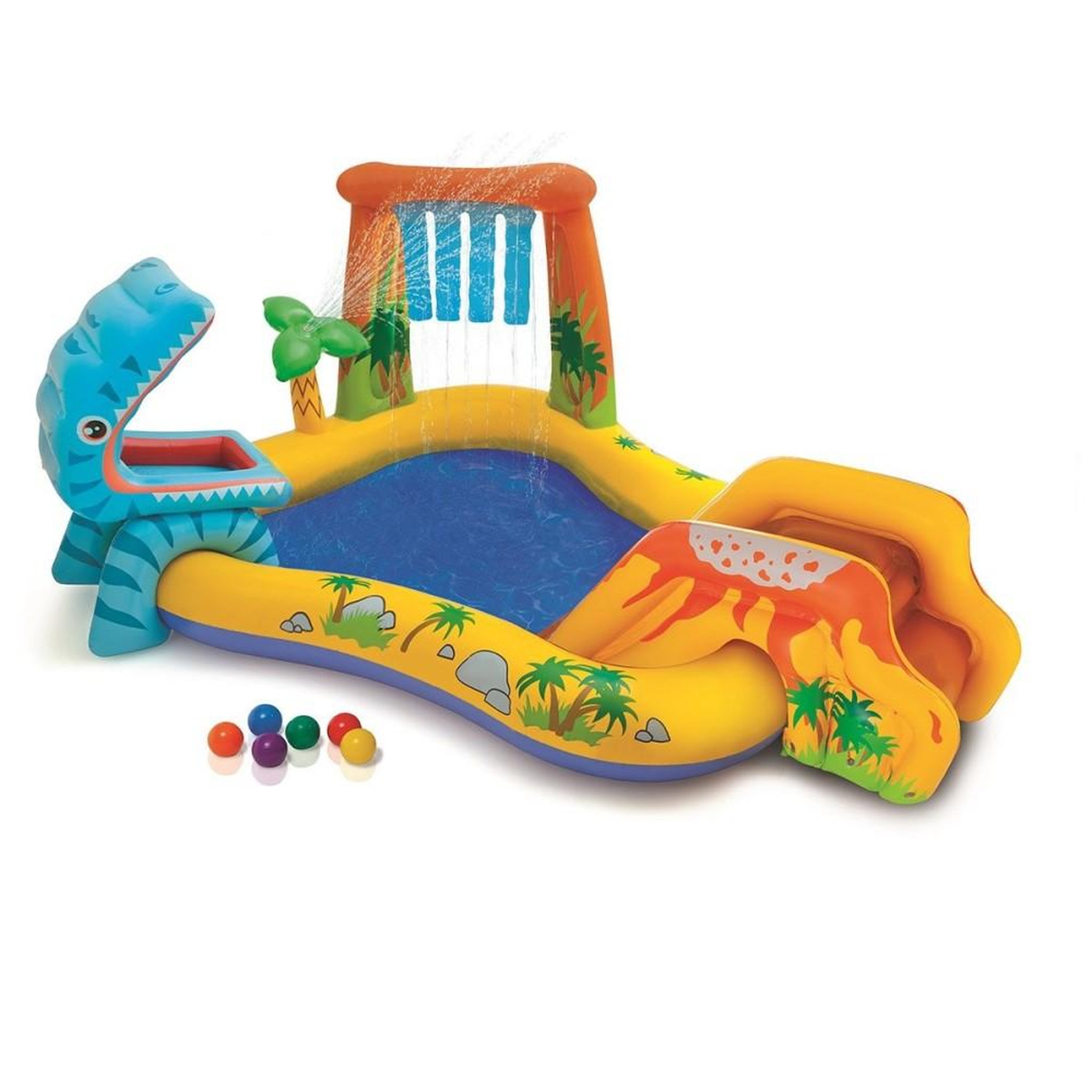 Voir la diapositive 1 : INTEX Aire de jeux gonflable Dinosaure