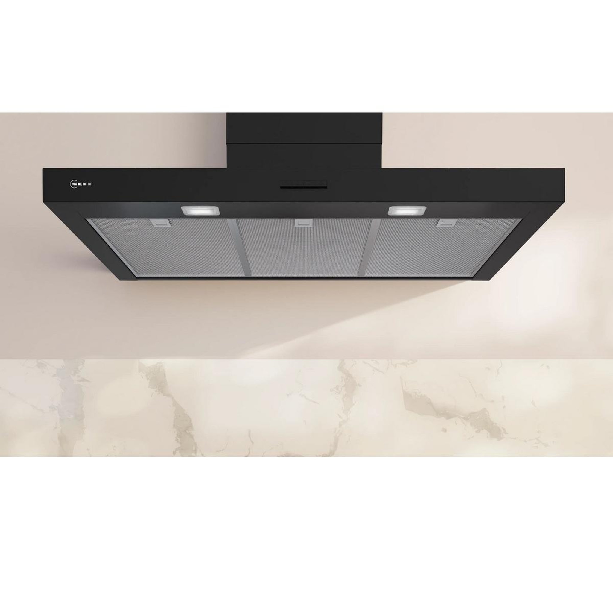 Voir la diapositive 5 : Neff Hotte décorative murale 90cm 594m3/h noir - d95bcc2s0