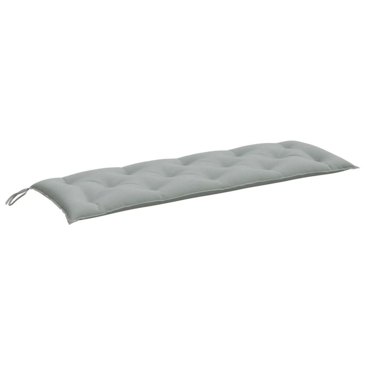 VIDAXL Coussin de banc de jardin gris clair melange 150x50x7 cm tissu