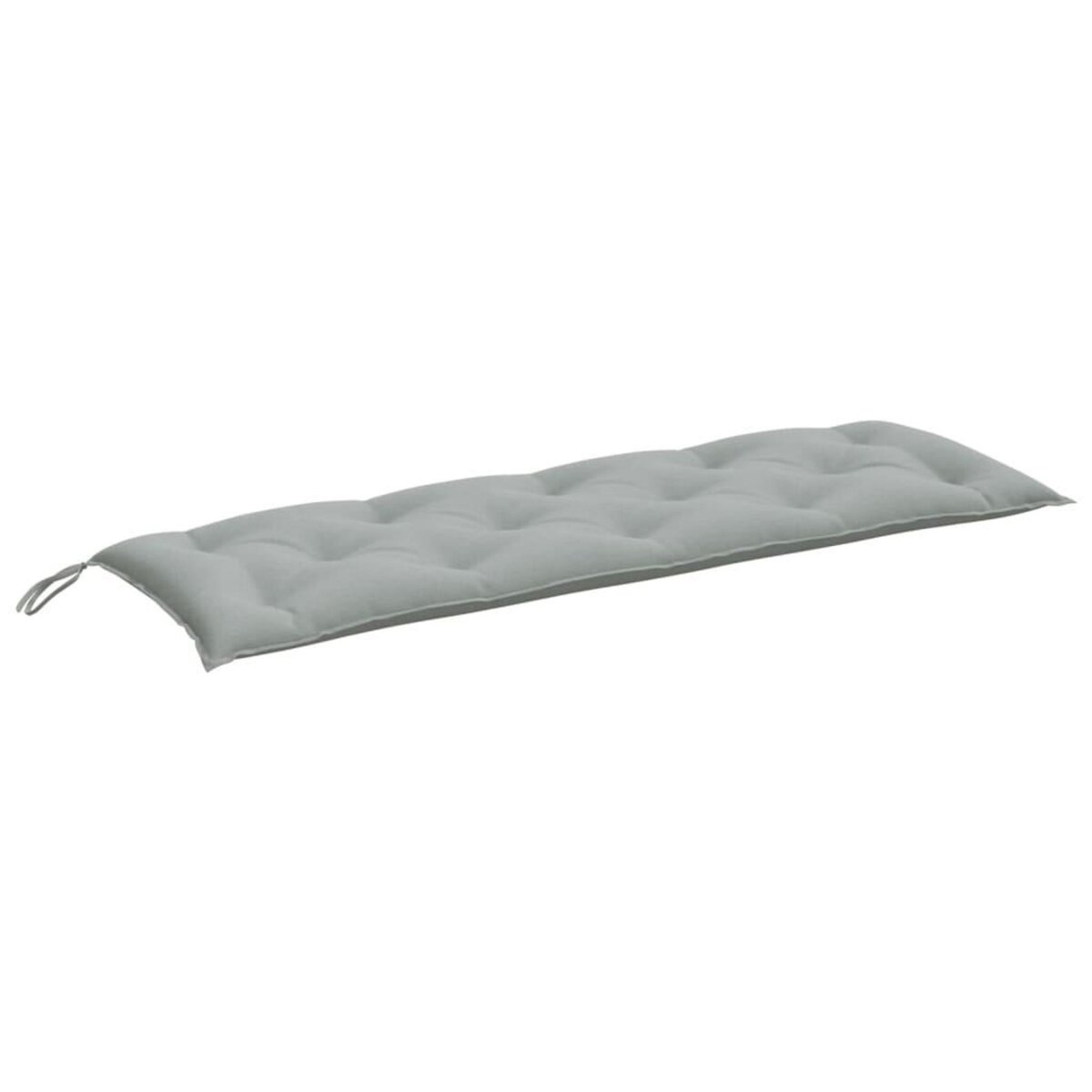 VIDAXL Coussin de banc de jardin gris clair melange 150x50x7 cm tissu