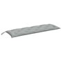 Voir la diapositive 2 : VIDAXL Coussin de banc de jardin gris clair melange 150x50x7 cm tissu