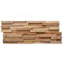 Voir la diapositive 4 : VIDAXL Panneaux de revetement mural 3D 10 pcs 1,08 m^2 Bois de teck