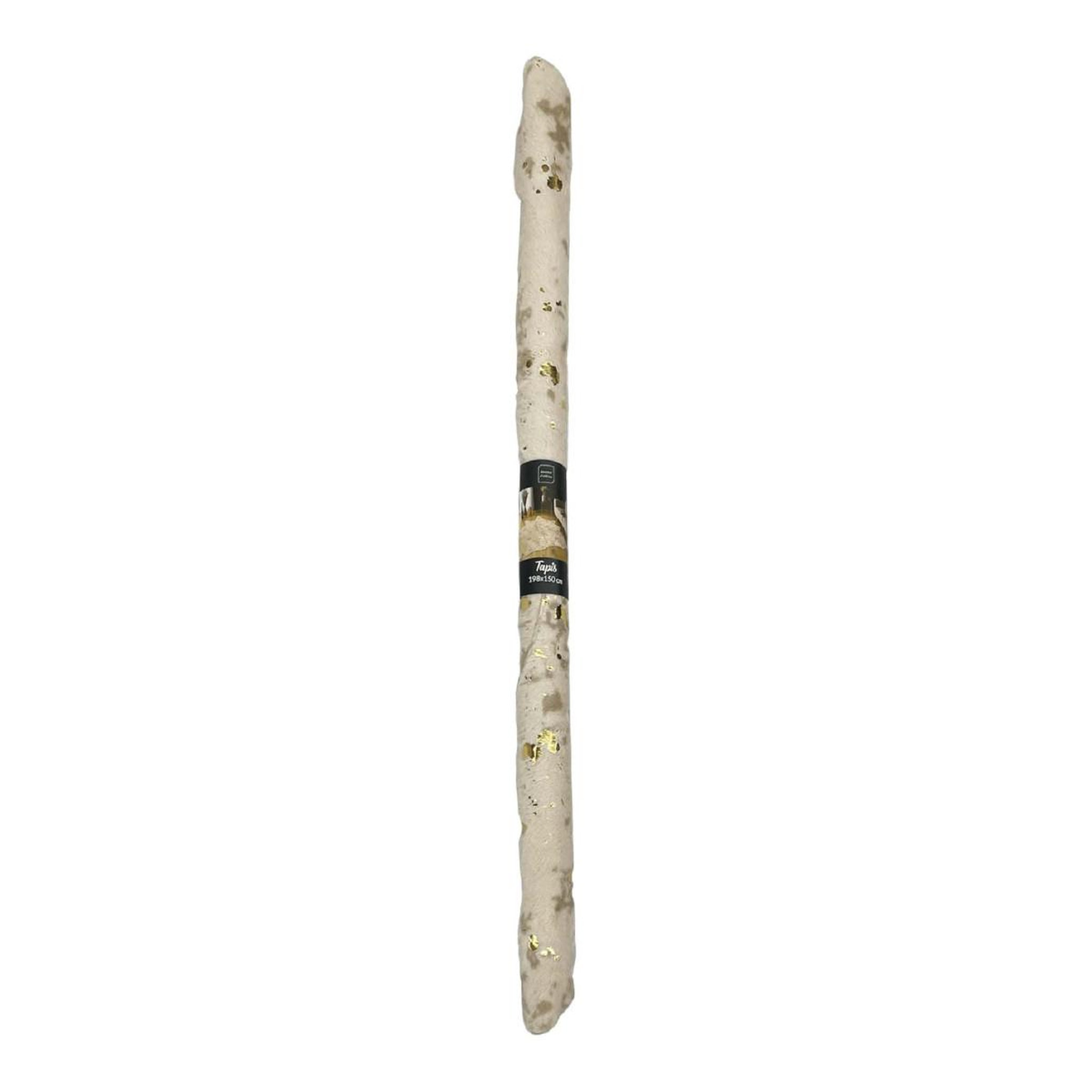 Voir la diapositive 4 : Douceur d'Intérieur Tapis imitation fourrure  western  150x198cm or