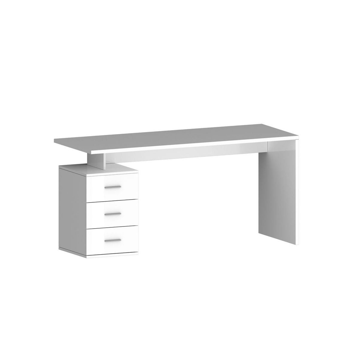Bureau droit 3 tiroirs L160 cm VASTO