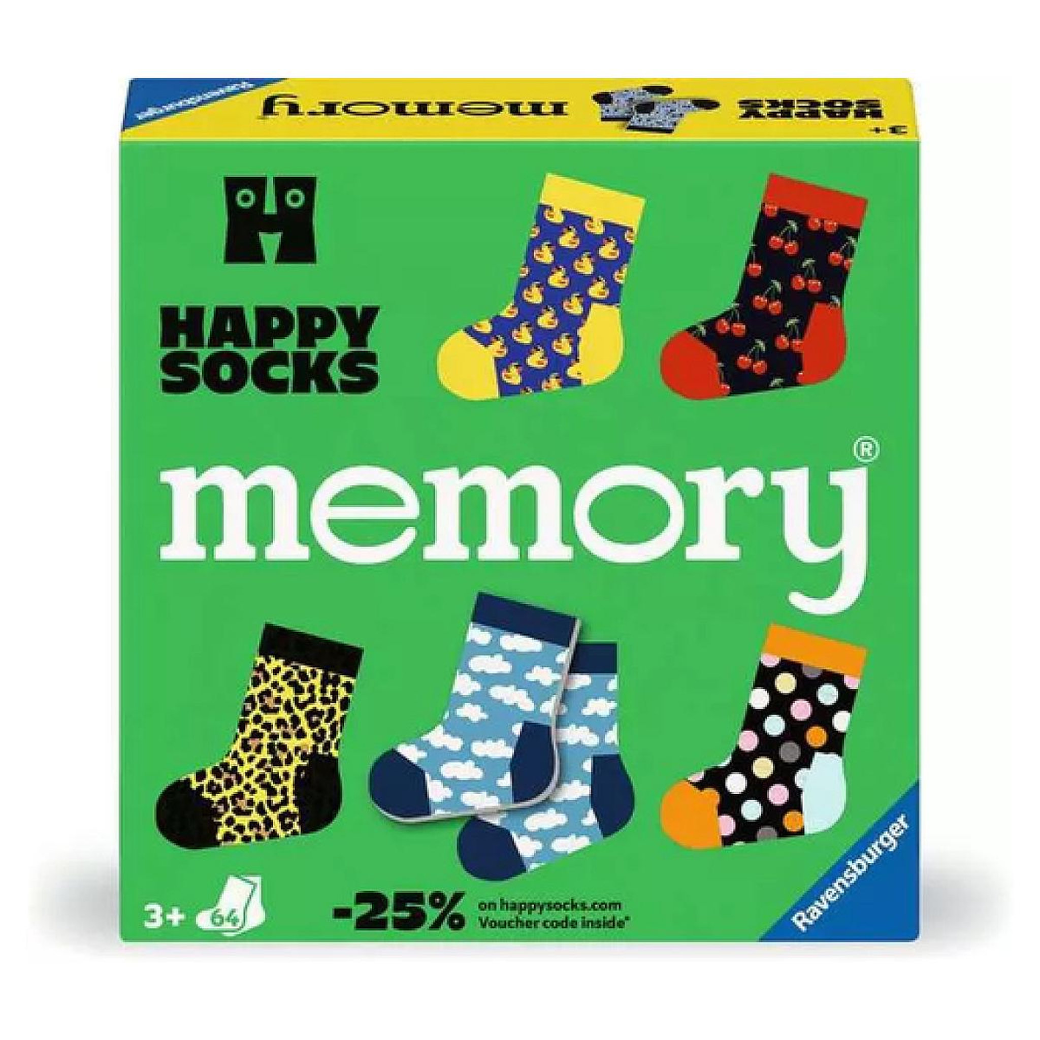RAVENSBURGER Grand memory chaussette Happy Socks