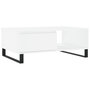 Voir la diapositive 2 : VIDAXL Table basse blanc 90x60x35 cm bois d'ingenierie