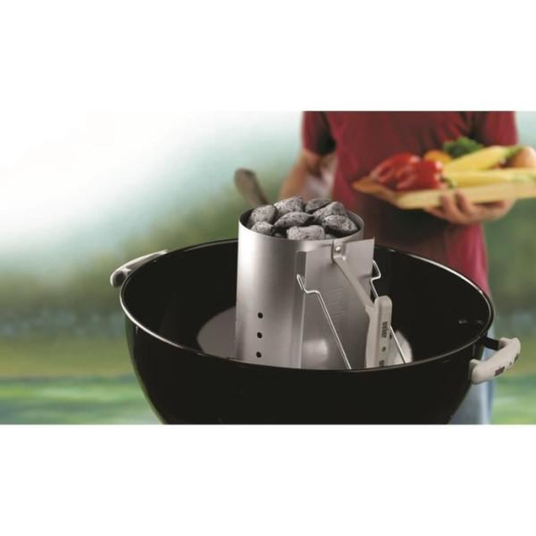 Voir la diapositive 3 : Weber Accessoire barbecue et plancha Weber KIT ALLUMAGE - Cheminée Allumage