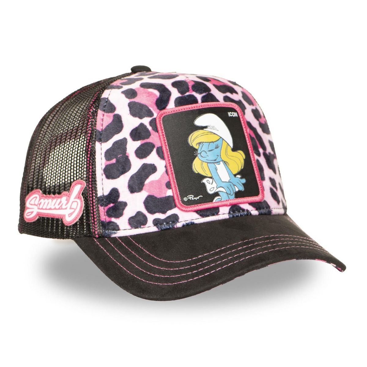 CAPSLAB Casquette trucker avec filet The Smurfs Icon