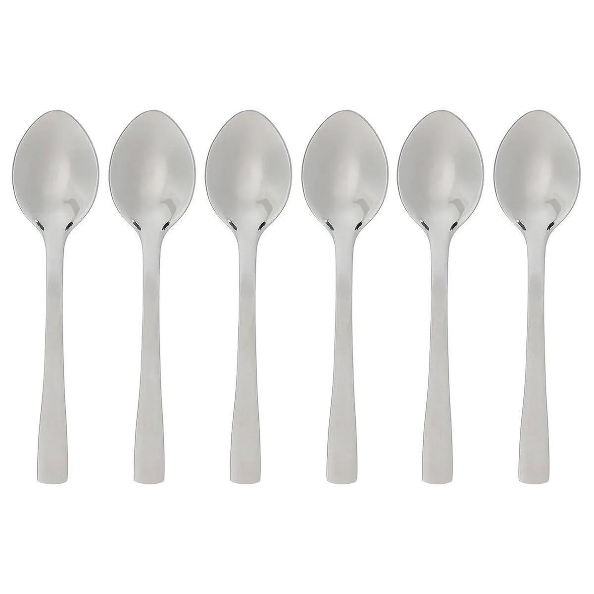 SECRET DE GOURMET Lot de 6 Cuillères à Café  Nevis  9cm Argent
