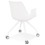 Voir la diapositive 4 : Paris Prix Chaise de Bureau Design  Mirabel  89cm Blanc